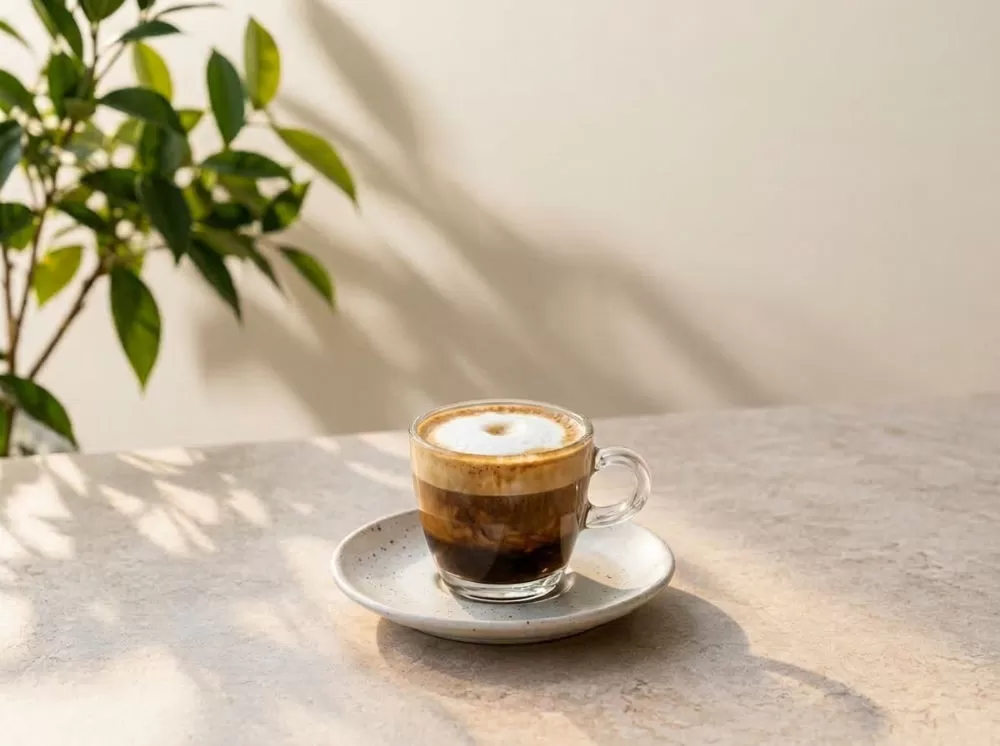 The traditional macchiato
